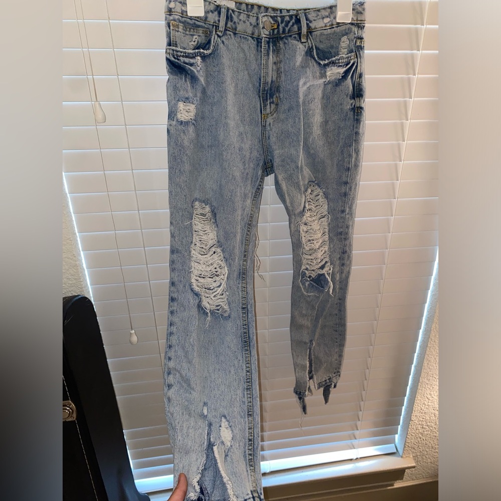 Distressed jeans from TRF Denim